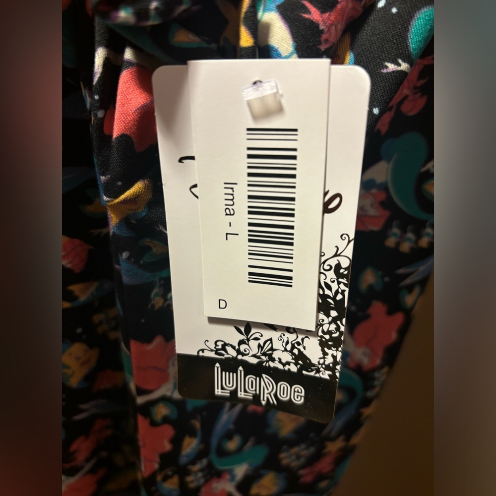 Disney Ariel Lularoe Irma Size Large - Picture 7 of 12
